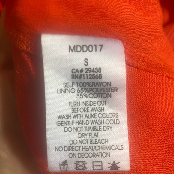 $5 ship Coral Red Miss Me dress SO adorable! SMALL - Picture 4 of 4